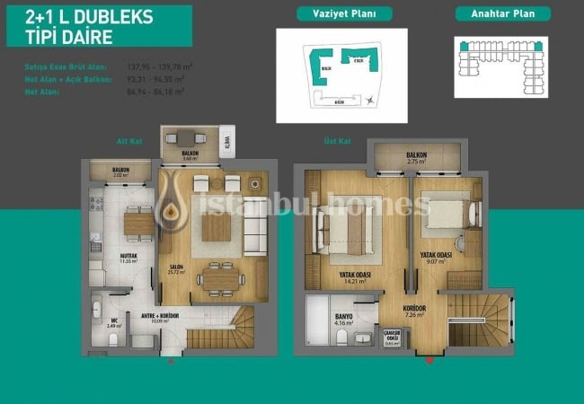 Smart Apartments in Istanbul with Variety of Facilities 59