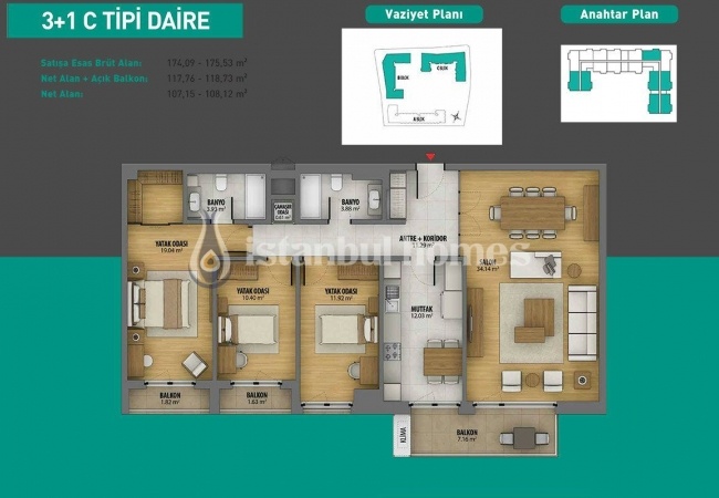 Smart Apartments in Istanbul with Variety of Facilities 64