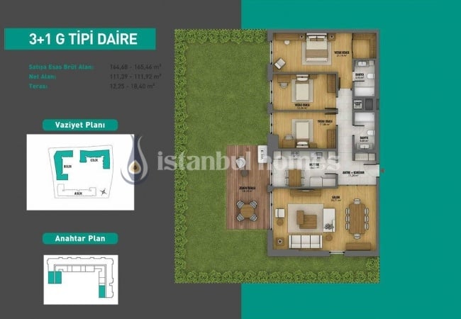 Smart Apartments in Istanbul with Variety of Facilities 65