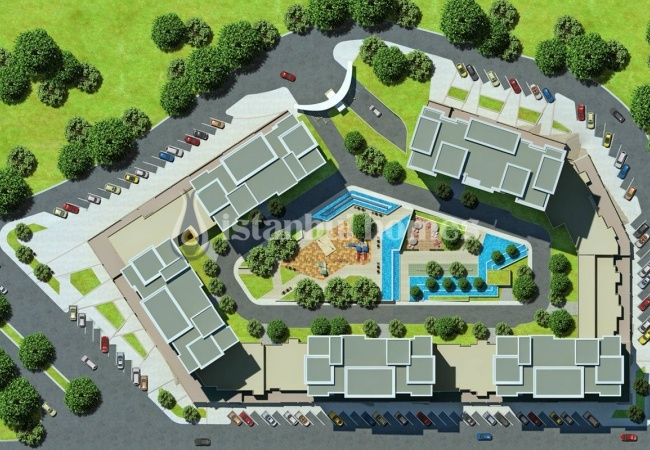 Квартиры с Видом на Ботанический Сад в Башакшехир 6