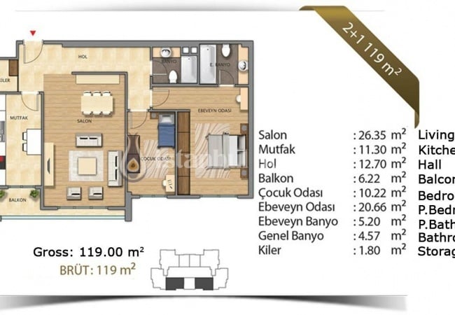 شقق مثالية في بيلكدوزو بمرافق مميزة 33