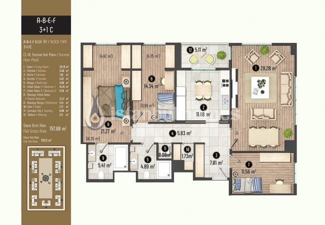 Luxueux Appartements Pour Les Familles À Beylikduzu Istanbul 47