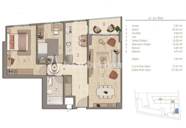 آپارتمان های آماده تحویل در نزدیکی جاده باسن اکسپرس در کوچوکچکمجه 41