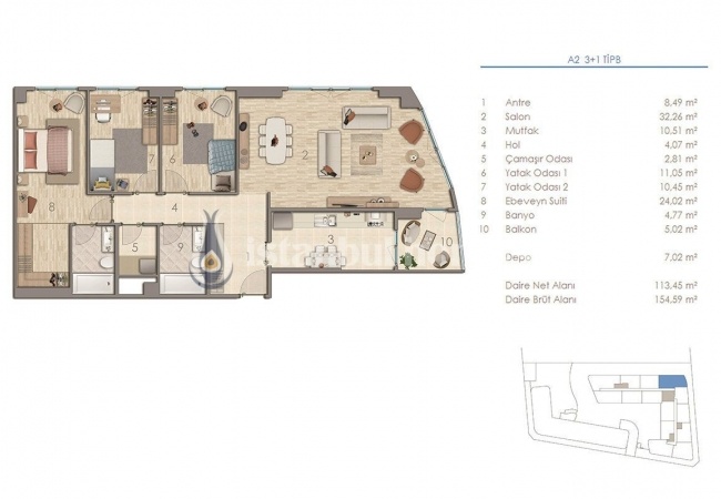 آپارتمان های آماده تحویل در نزدیکی جاده باسن اکسپرس در کوچوکچکمجه 42