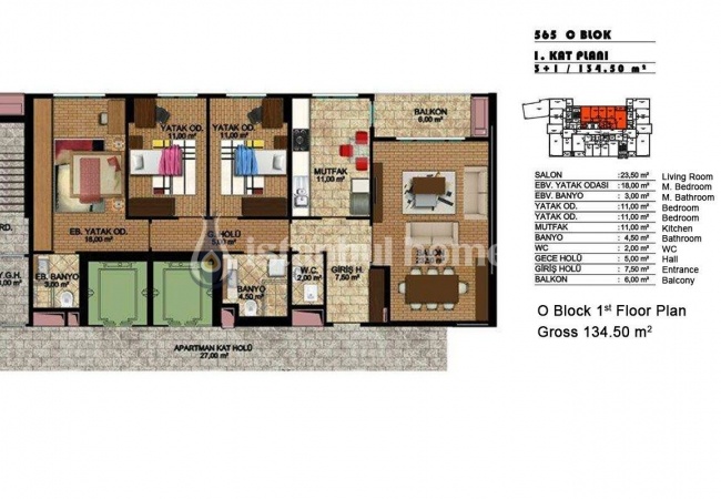 Spacieux Appartements À Istanbul Dans Un Projet Equipé 29