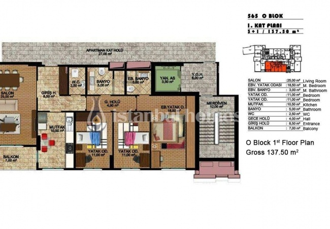 Spacieux Appartements À Istanbul Dans Un Projet Equipé 30