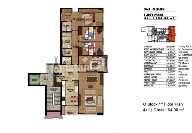 Spacieux Appartements À Istanbul Dans Un Projet Equipé 32