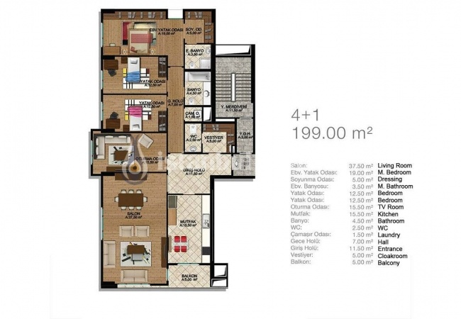 Spacieux Appartements À Istanbul Dans Un Projet Equipé 34