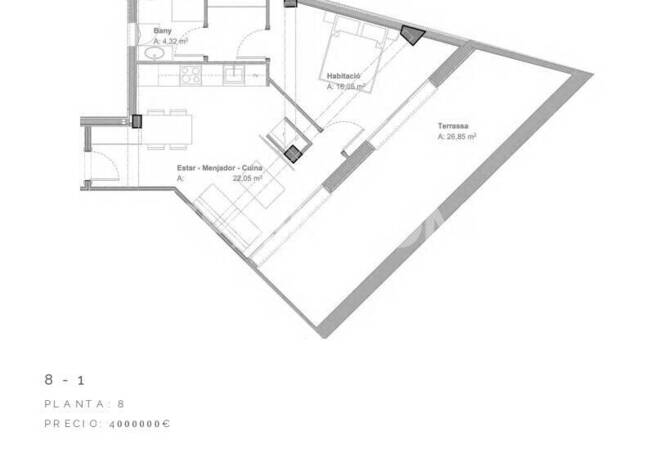 Properties in a Complex with Swimming Pool in Barcelona Andreu 18