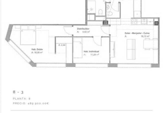 Properties in a Complex with Swimming Pool in Barcelona Andreu 19