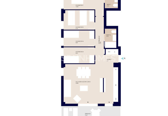 Stylish Apartments Near the Beach in Barcelona El Masnou 20