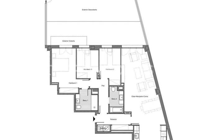 Sabadell Barselona'da Site İçinde Şık Daireler 14