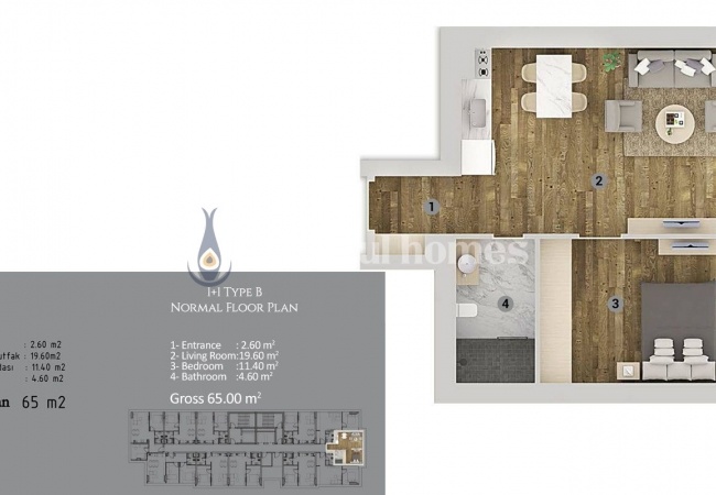 Beşiktaş Levent'te Satılık Daireler 12