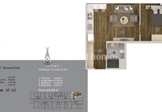 Beşiktaş Levent'te Satılık Daireler 13