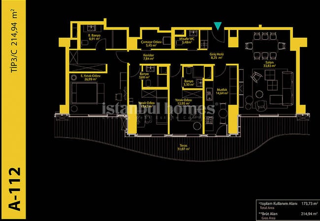Appartements Avec Vue Sur Bosphore Dans Un Projet Élite À Beykoz 45
