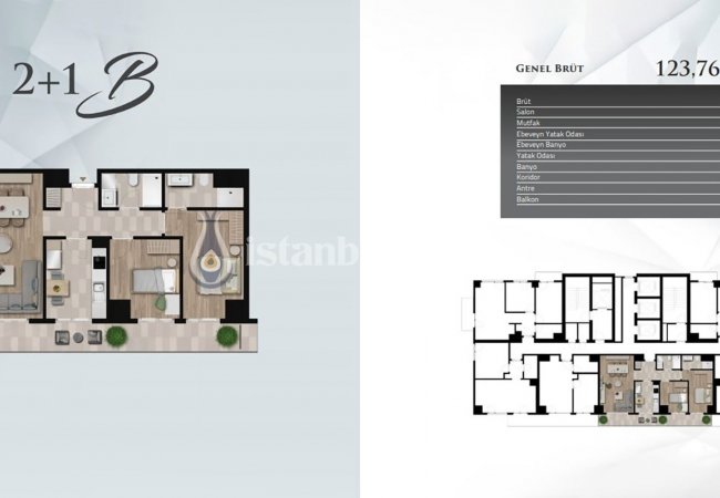 Luminous Apartments with Full-length Windows in Kartal 33