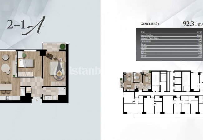 Luminous Apartments with Full-length Windows in Kartal 34
