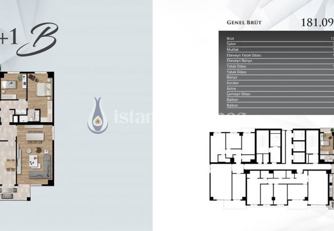 Luminous Apartments with Full-length Windows in Kartal 36