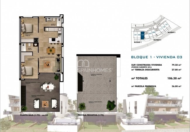 Finestrat Alicante’de Dağ ve Deniz Manzaralı Modern Daireler 16