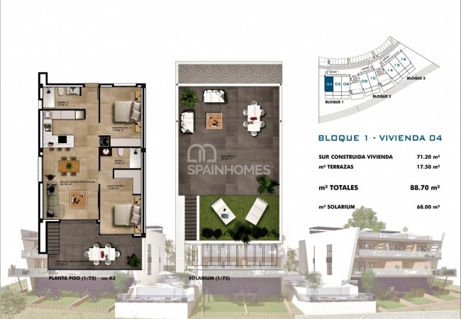 Finestrat Alicante’de Dağ ve Deniz Manzaralı Modern Daireler 17