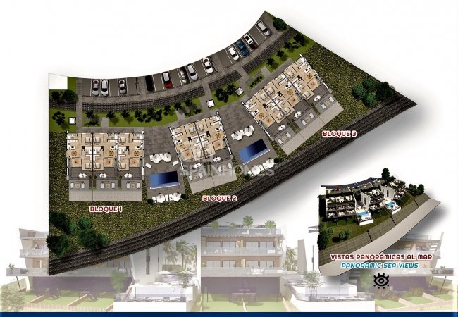 Finestrat Alicante’de Dağ ve Deniz Manzaralı Modern Daireler 20