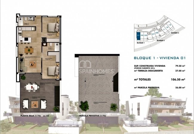 Finestrat Alicante’de Dağ ve Deniz Manzaralı Modern Daireler 14