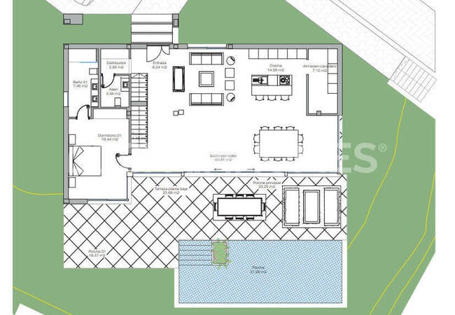 Cádiz Sotogrande'de Sahile ve Marinaya Yakın Modern Ev 13