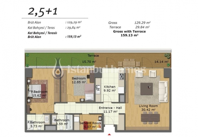 伊斯坦布尔甘戈伦待售公寓 23