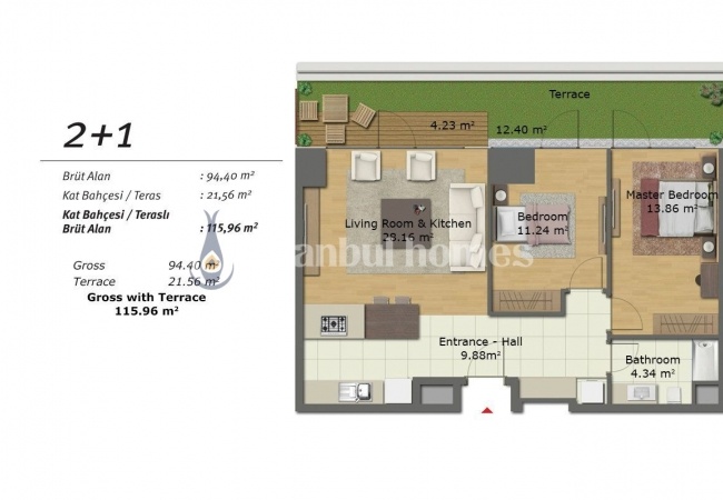伊斯坦布尔甘戈伦待售公寓 25