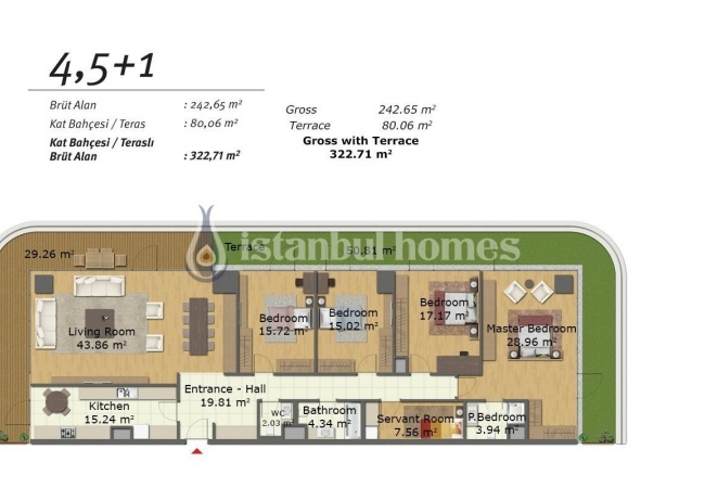 伊斯坦布尔甘戈伦待售公寓 27