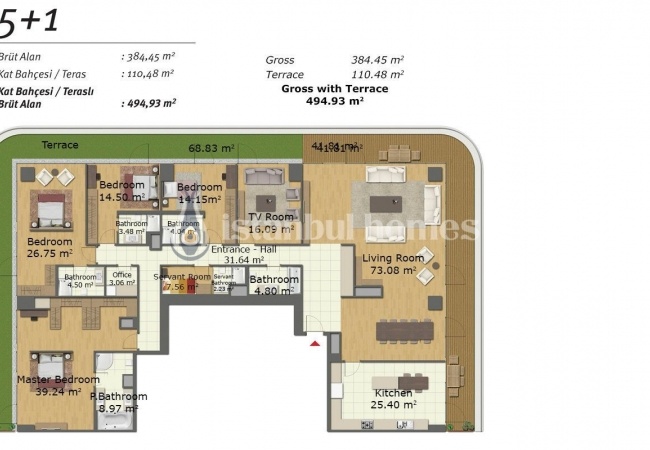 伊斯坦布尔甘戈伦待售公寓 28
