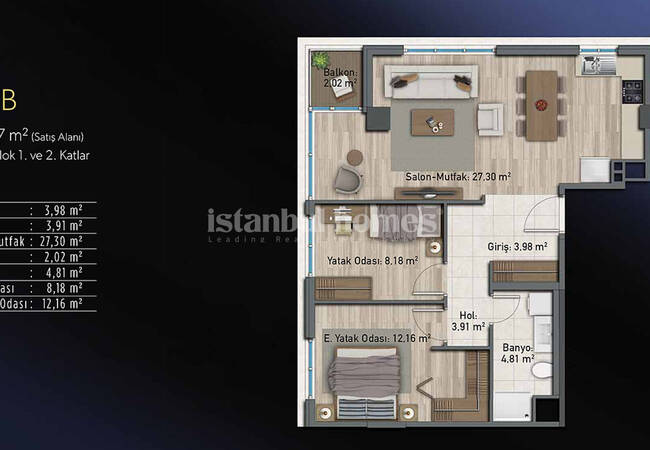 Appartements Élégants En Complexe Avec Centre Commercial À Kadıköy 51