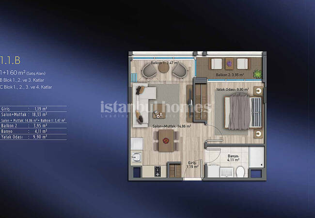 Appartements Élégants En Complexe Avec Centre Commercial À Kadıköy 54