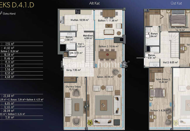 Appartements Élégants En Complexe Avec Centre Commercial À Kadıköy 43