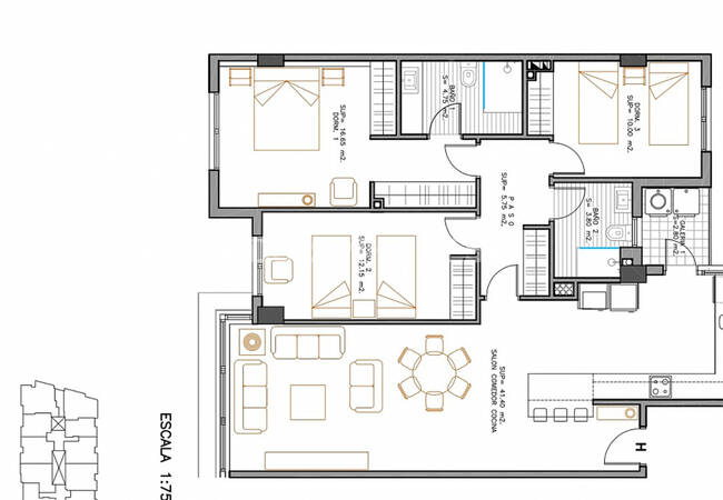 Spacieux Appartements À Vendre Au Centre-ville D'elche 34