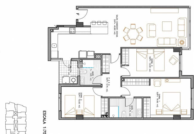 Spacieux Appartements À Vendre Au Centre-ville D'elche 36