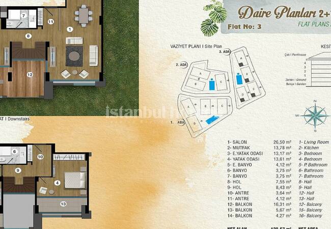 Deluxe Istanbul Apartments in an Exclusive Complex