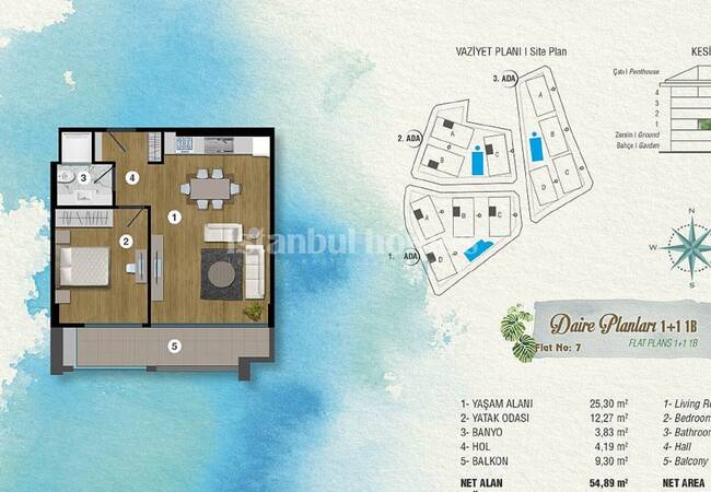 Deluxe Istanbul Apartments in an Exclusive Complex