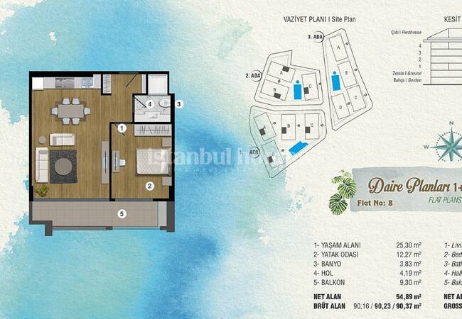 Deluxe Istanbul Apartments in an Exclusive Complex