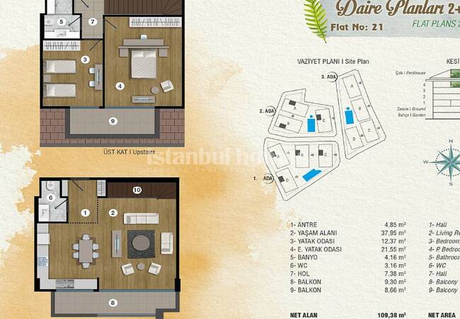 Deluxe Istanbul Apartments in an Exclusive Complex