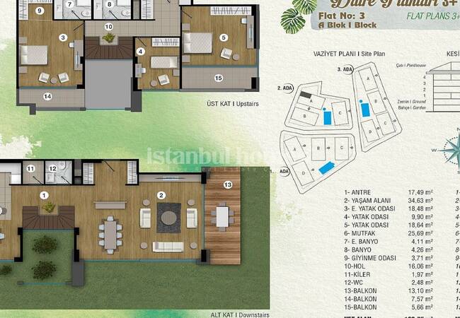 Deluxe Istanbul Apartments in an Exclusive Complex