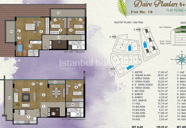 Deluxe Istanbul Apartments in an Exclusive Complex