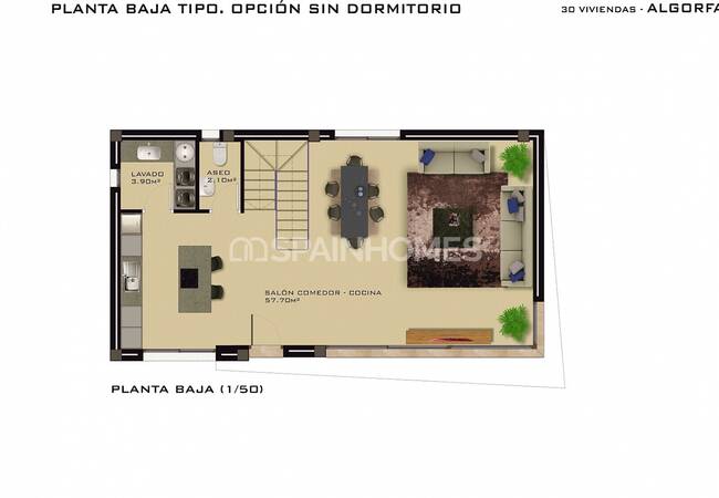 3 Bedroom Detached Houses in Algorfa in the South of the Costa Blanca
