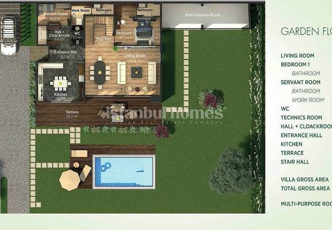 Villas Familliales Piscine Privée À Buyukcekmece 29