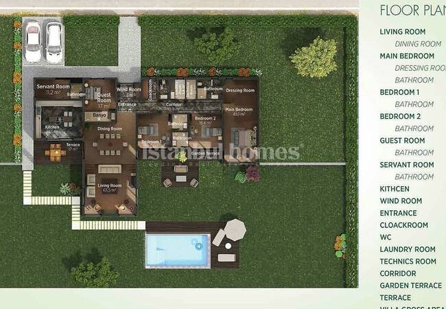 Villas Familliales Piscine Privée À Buyukcekmece 33
