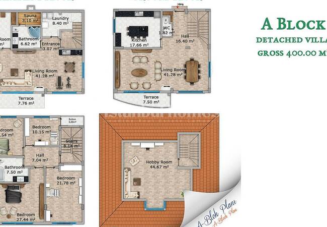 Villas Beylikduzu Avec Design De Luxe Sur La Côte De Marmara 22