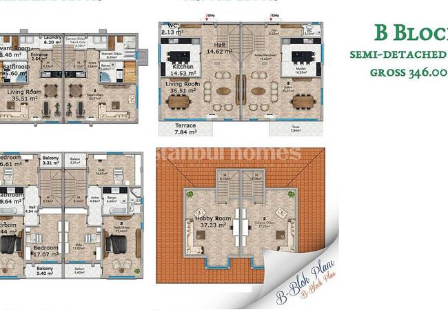 Villas Beylikduzu Avec Design De Luxe Sur La Côte De Marmara 23