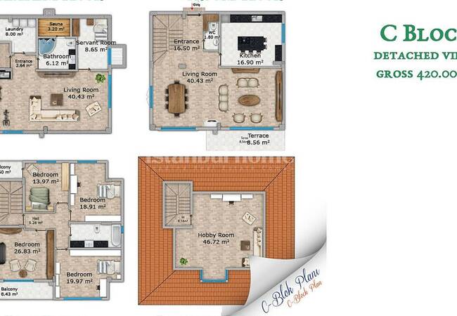 Villas Beylikduzu Avec Design De Luxe Sur La Côte De Marmara 24