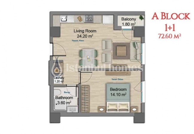 Modern and Lively Design Apartments in Central Esenyurt 12