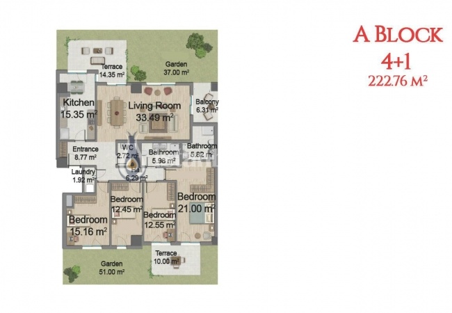 Modern and Lively Design Apartments in Central Esenyurt 21